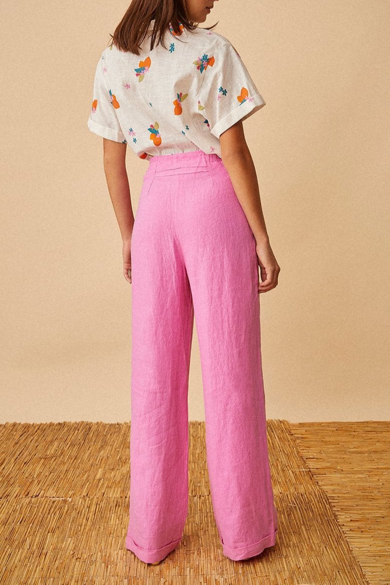 Pantalones Tangier - Rosa Neón