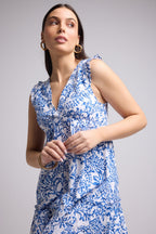 Short Dress - Tania Short - Blue