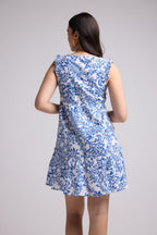 Short Dress - Tania Short - Blue