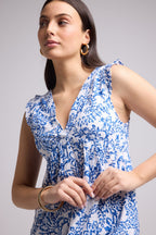 Short Dress - Tania Short - Blue