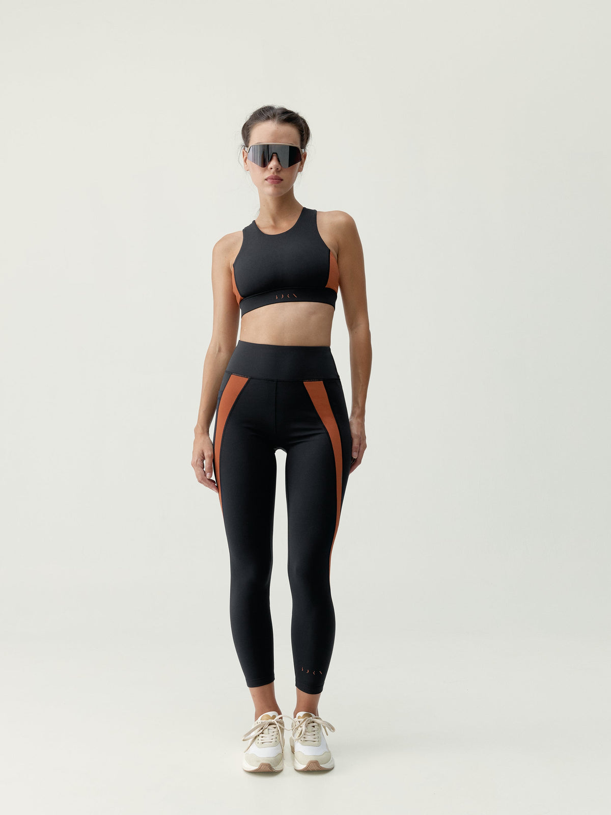 Leggings Tao - Noir/Bombay - Dame