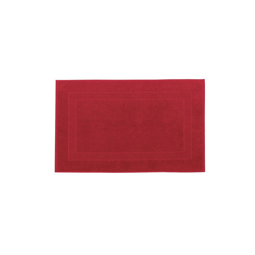 Tapis De Bain - Éponge Unie - Cerise