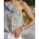 Seven August - Tara Blouse - Sky Bandana