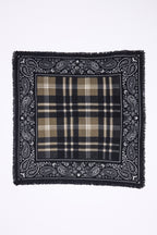 Petit Bandana Tartan - Vert Khaki - Femme