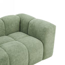 Canapé Droit Fixe - Tasta - 3 Places - Tissu - Vert Olive