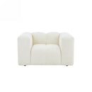 Fauteuil Fixe - Tasta - 1 Place - Tissu - Beige