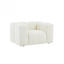 Fauteuil Fixe - Tasta - 1 Place - Tissu - Beige