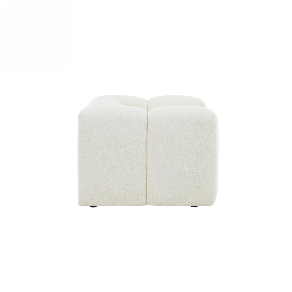 Tasta - Sillón fijo de 1 plaza - Tejido beige