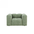 Tasta - Sillón fijo de 1 plaza - Tela verde