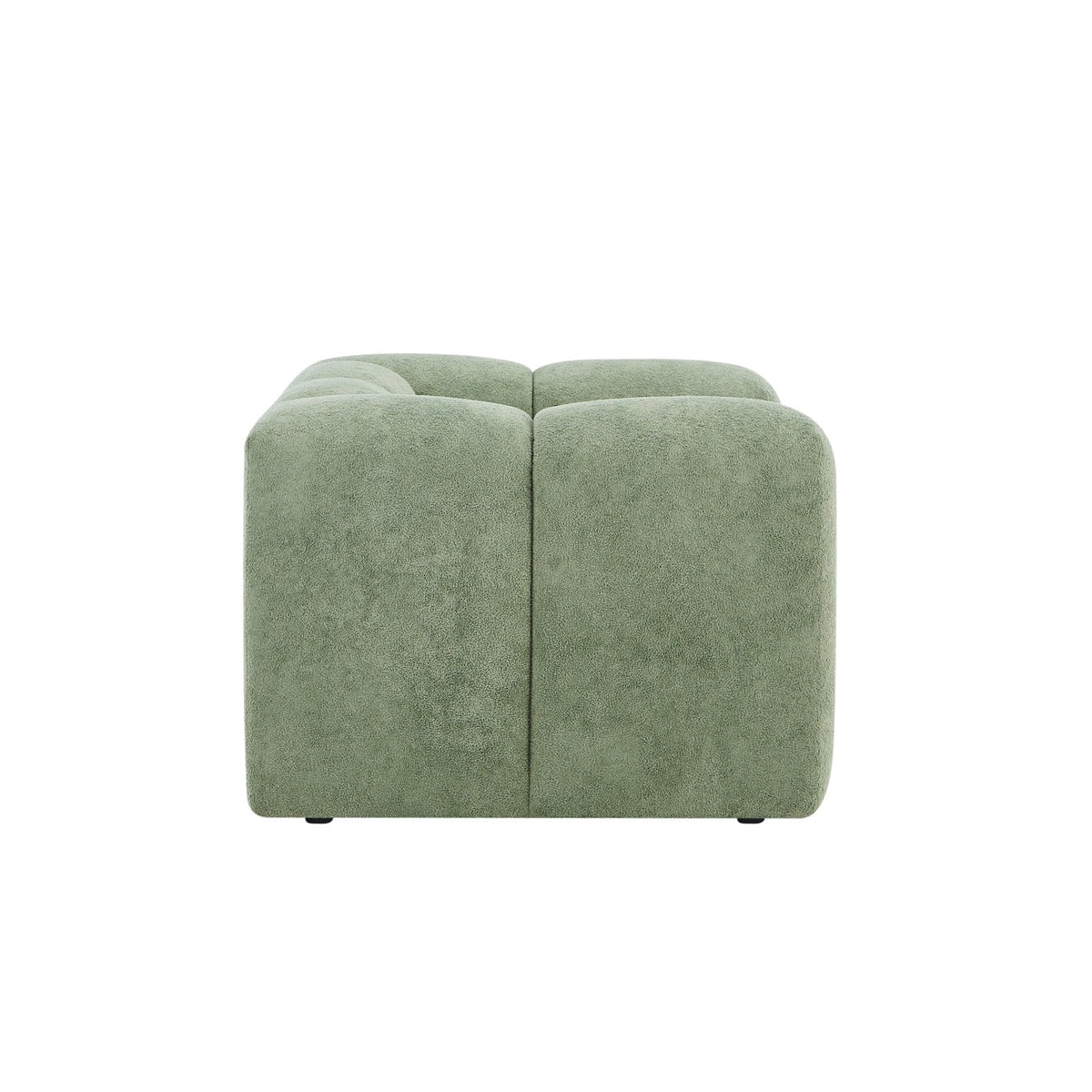 Tasta - Sillón fijo de 1 plaza - Tela verde