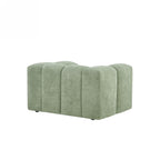 Tasta - Sillón fijo de 1 plaza - Tela verde