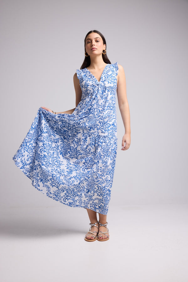 Robe Longue - Tatianna - Bleu