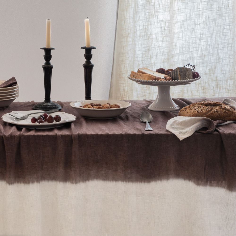 Set Of 4 Cotton Napkins - Tatin - Ebony
