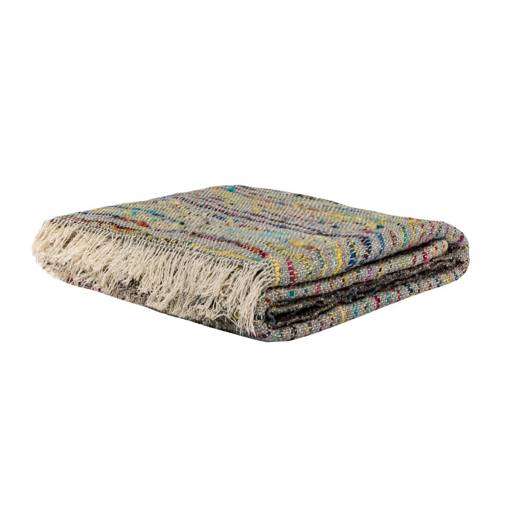 Hand-Woven Throw - Azure - 140X220Cm