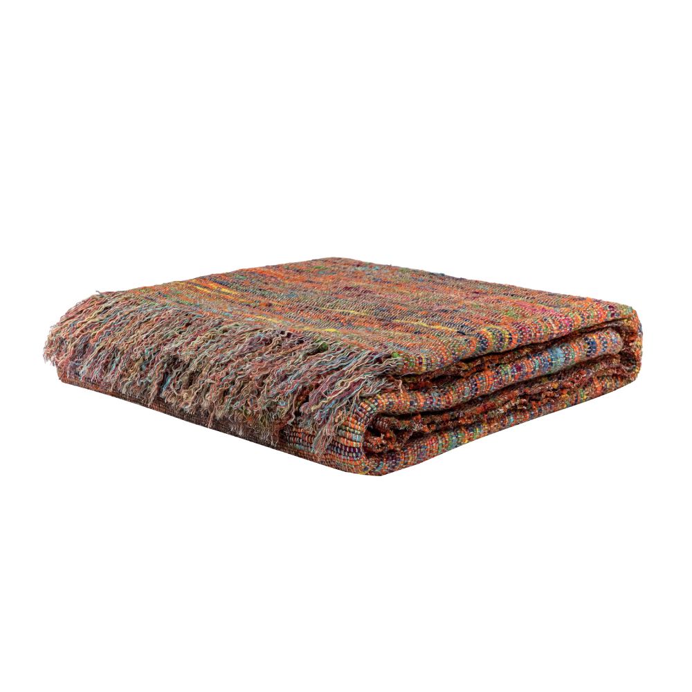 Plaid À Tissage Manuel - Brazil - 140X220Cm