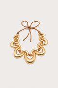 Collier Ras Du Cou Taylor - Gold Foiled Wood