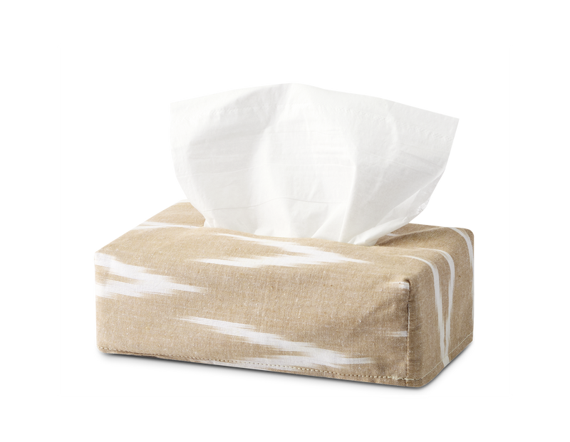 Tissue Box - Veil Of Tenderness - Ikat Beige