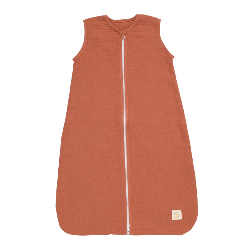 Gigoteuse D'Été Bébé En Double Gaze De Coton - Rouge