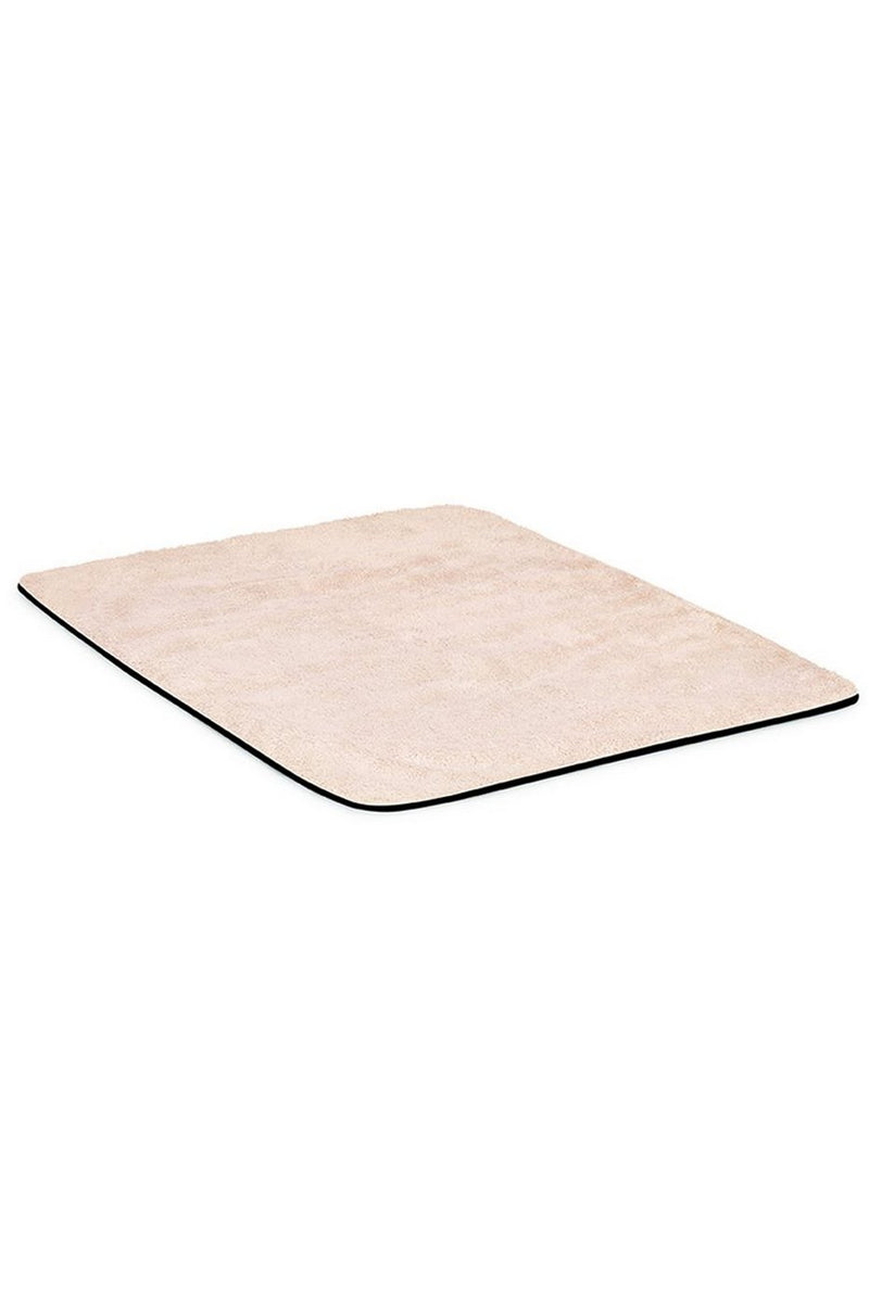 Tapis De Bain - Rose Liseré Noir