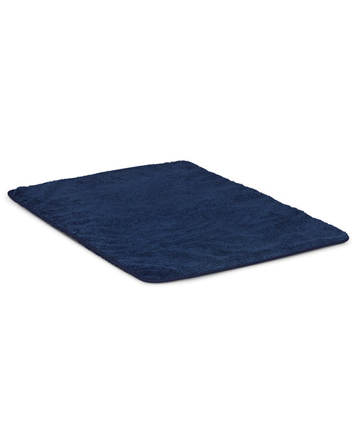 Tapis de bain - Bleu Nuit liseré Bleu
