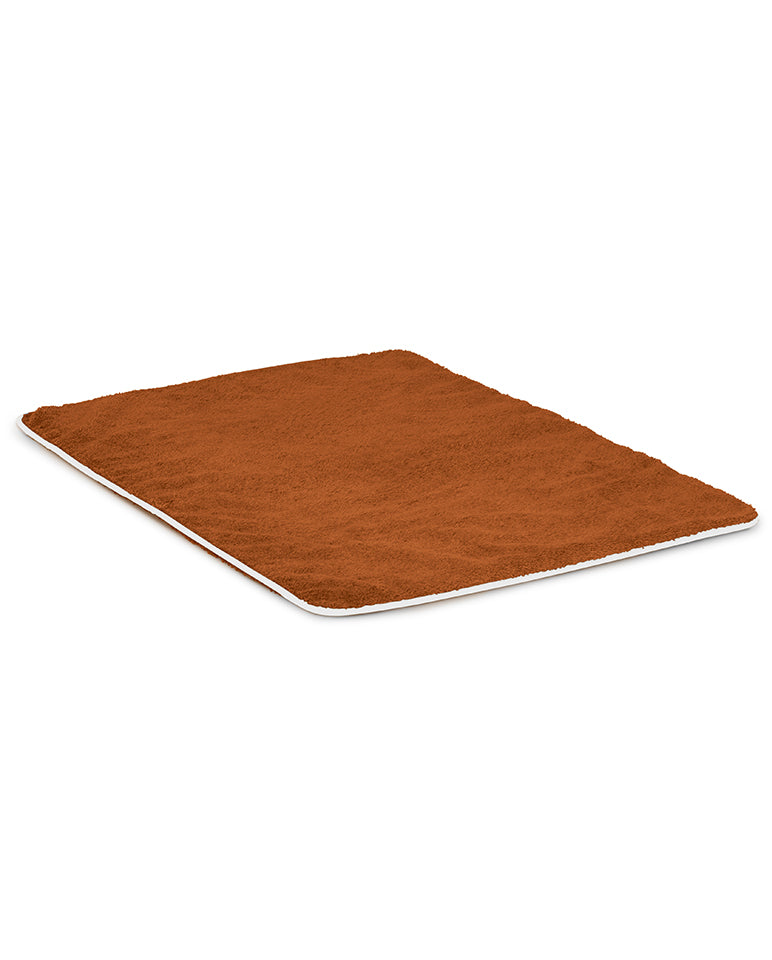 Tapis De Bain - Caramel Liseré Blanc