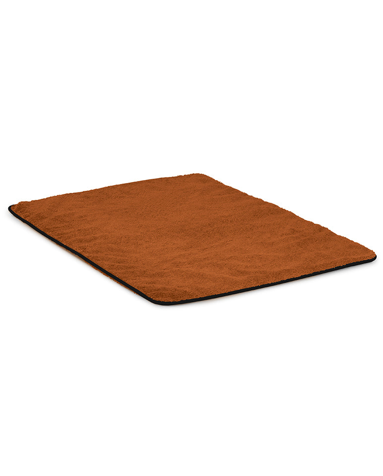Tapis De Bain - Caramel Liseré Noir
