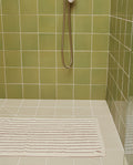 Tappetino Da Bagno - Beige A Righe Marroni
