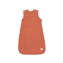 Gigoteuse Bébé Hiver En Double Gaze De Coton Et Son Doudou Mouchoir - Rouge