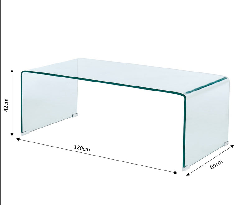 Table Basse Ginza - Verre Trempé Transparent