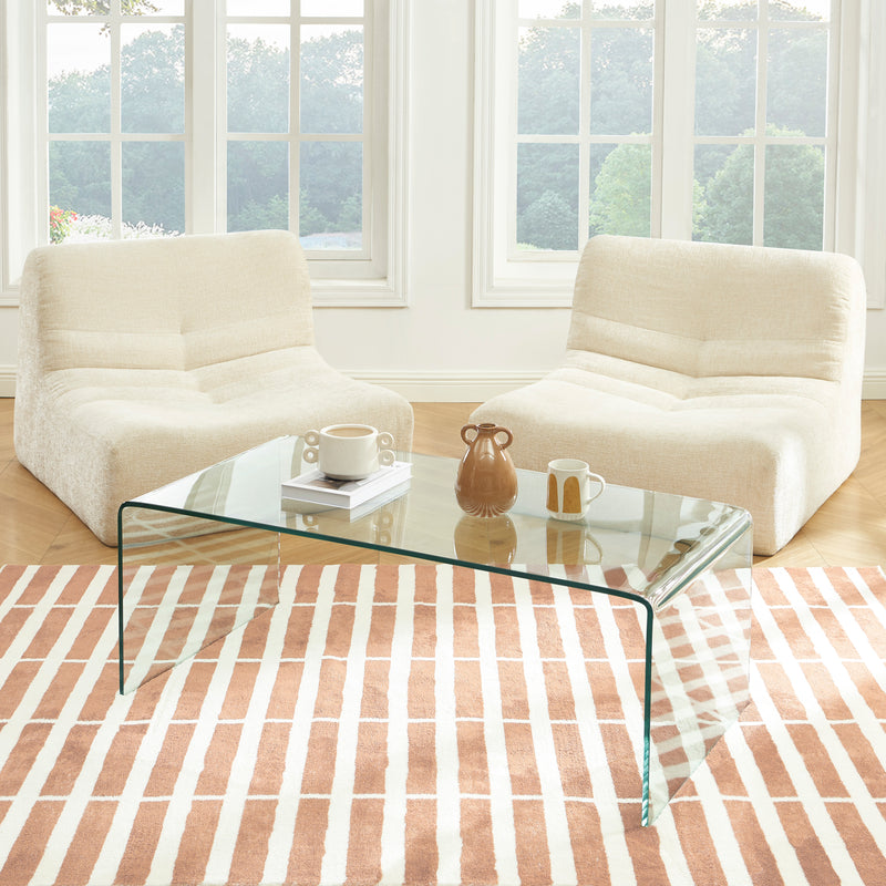 Table Basse Ginza - Verre Trempé Transparent