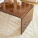 Table Basse Ginza - Verre Trempé Ambré