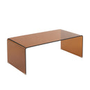 Table Basse Ginza - Verre Trempé Ambré