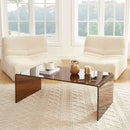 Table Basse Ginza - Verre Trempé Ambré