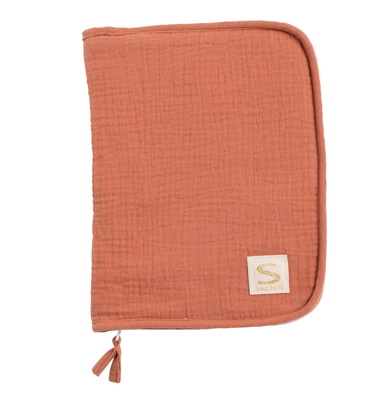 Protège Carnet De Santé En Double Gaze De Coton