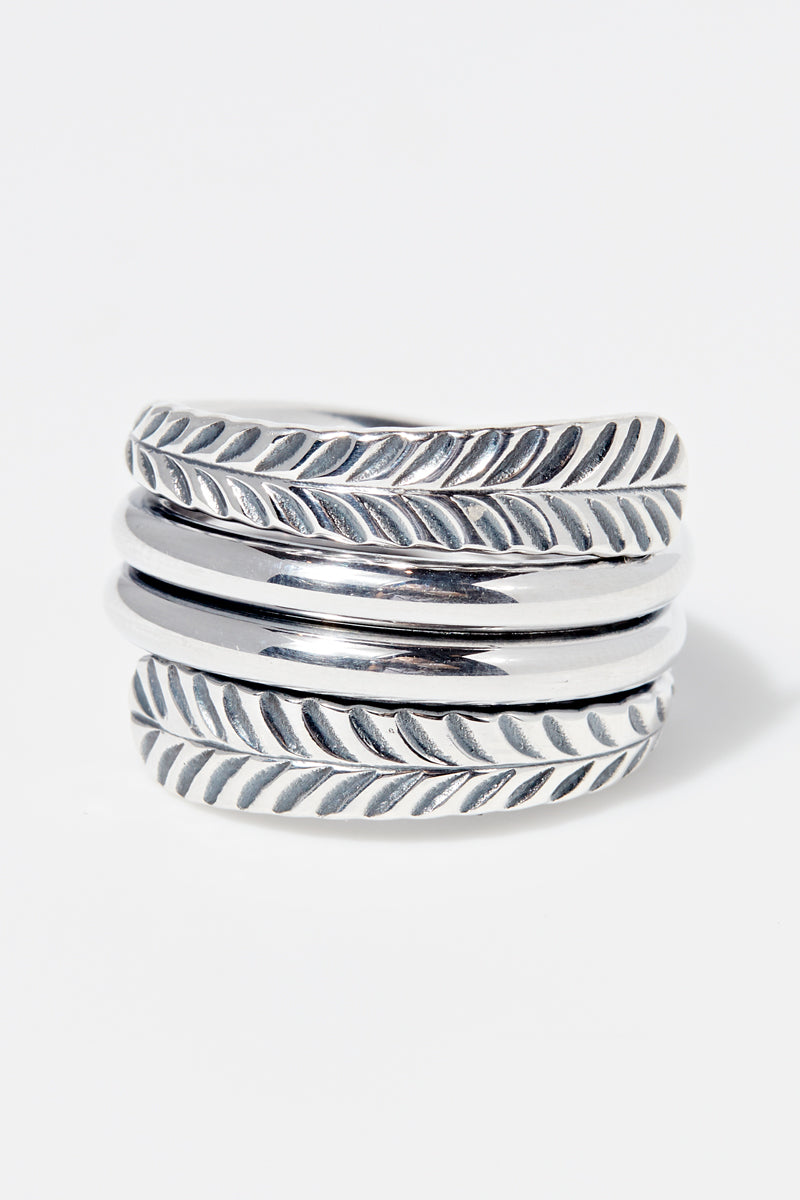 Bague Popoca Argent Massif