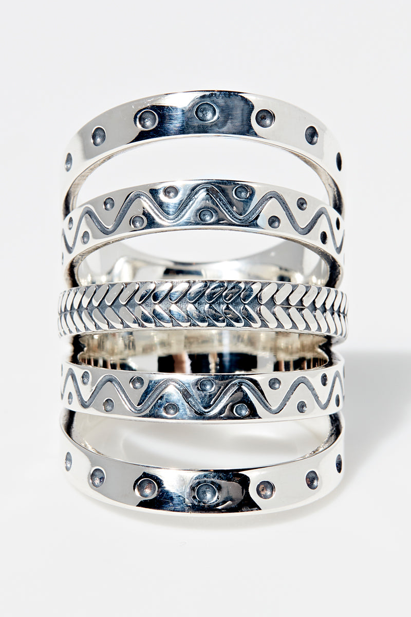 Bague Tomatl Argent Massif