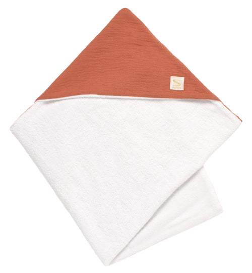 Sortie De Bain En Double Gaze De Coton Et Éponge