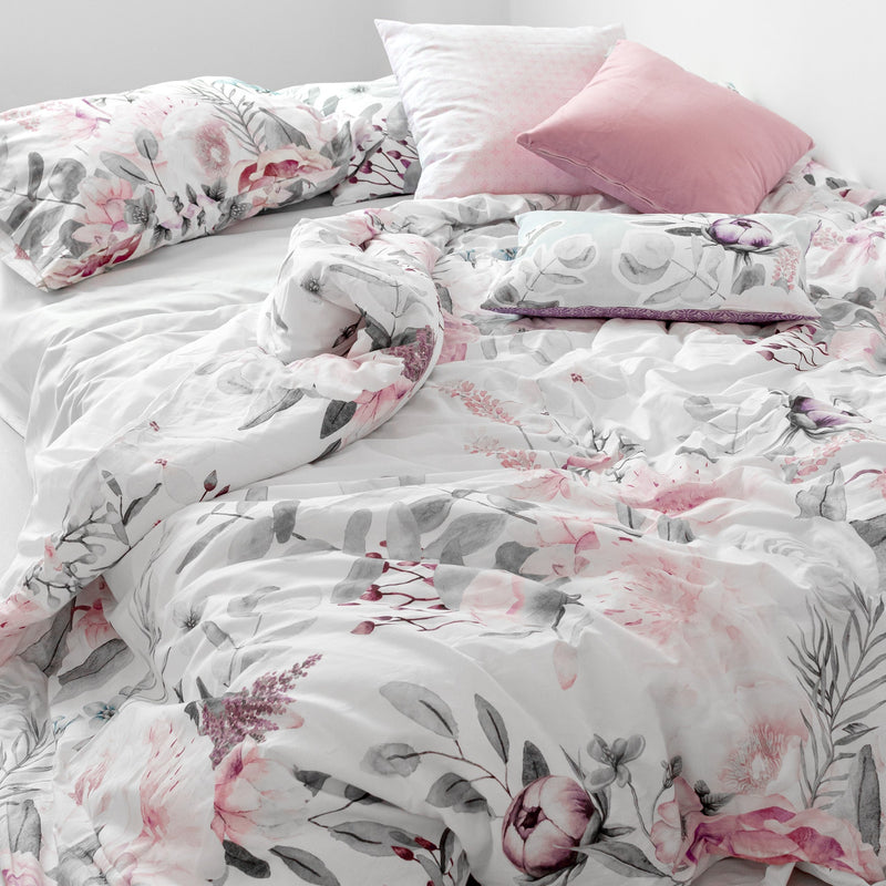 Housse De Couette Delicate Bouquet - Multicolore