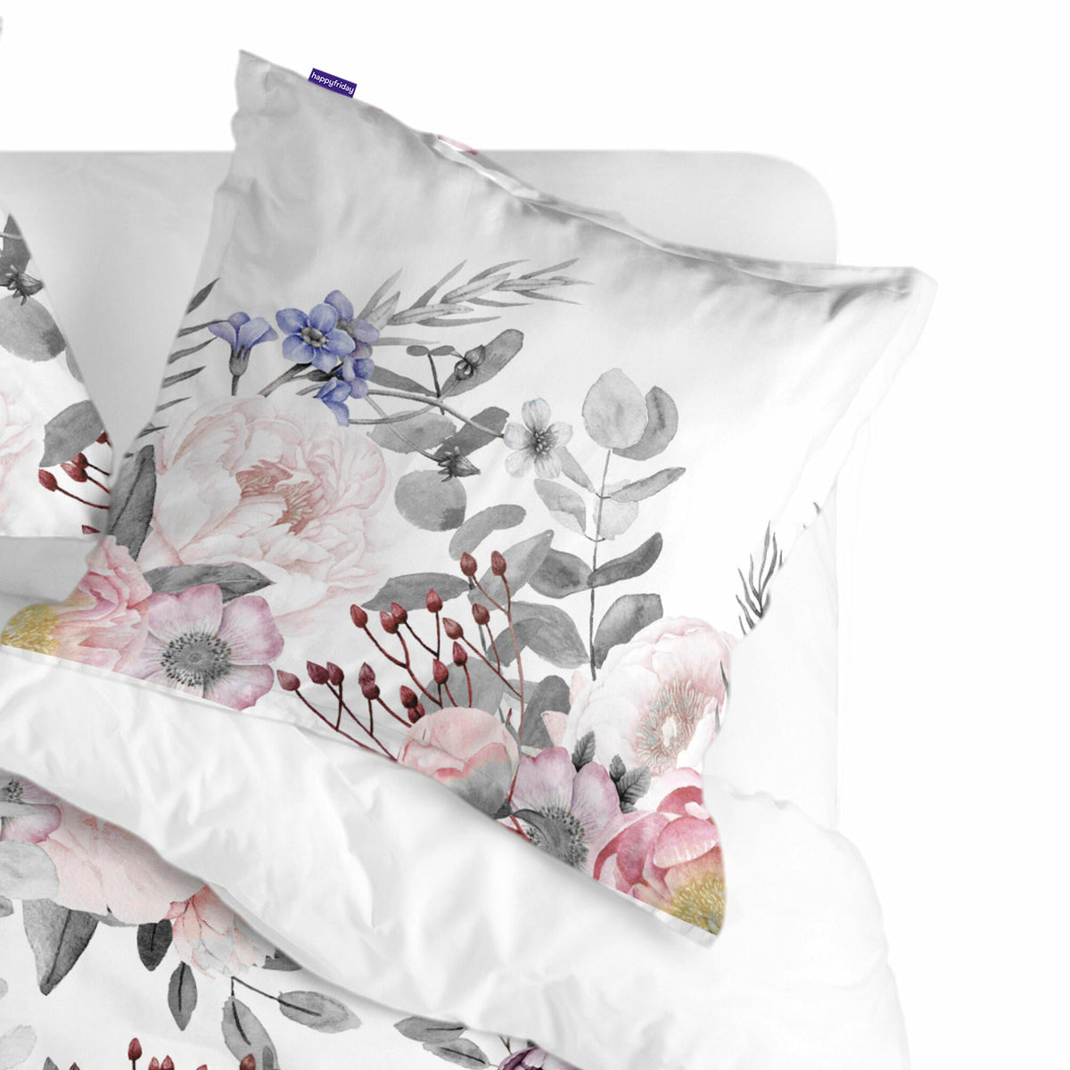 Delicate Bouquet Pillowcase - Multicolour