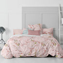 Pink Chinoiserie Duvet Cover - Multicolor