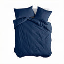 Housse De Couette Basic - Bleu Marine