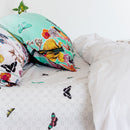 Birds Of Paradise Fitted Sheet - Multicolor
