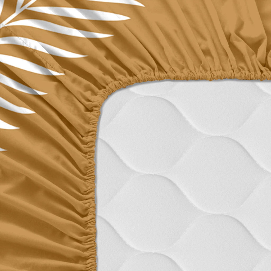 Foliage Fitted Sheet - Multicoloured