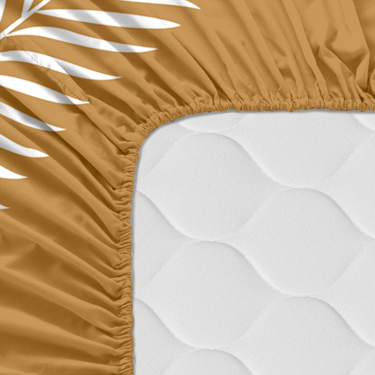 Foliage Fitted Sheet - Multicoloured