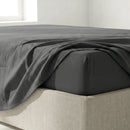 Drap-Housse Basic - Gris Foncé