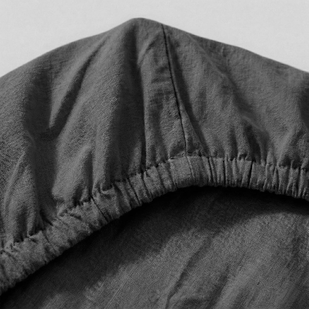 Basic Fitted Sheet - Dark Grey