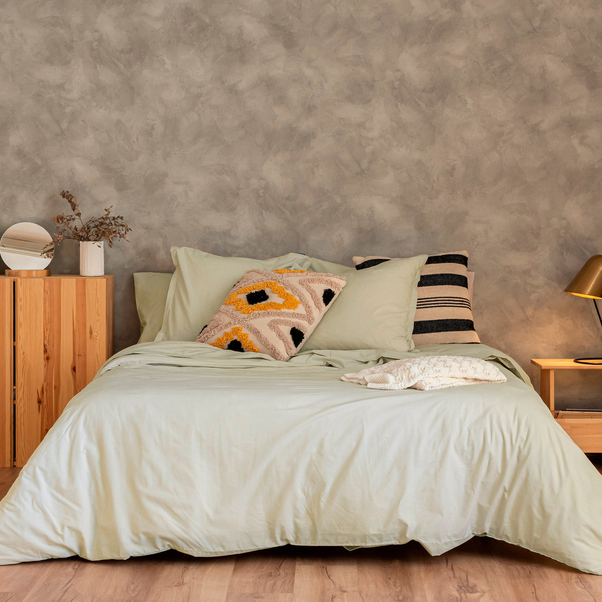 Basic Duvet Cover - Clay Beige