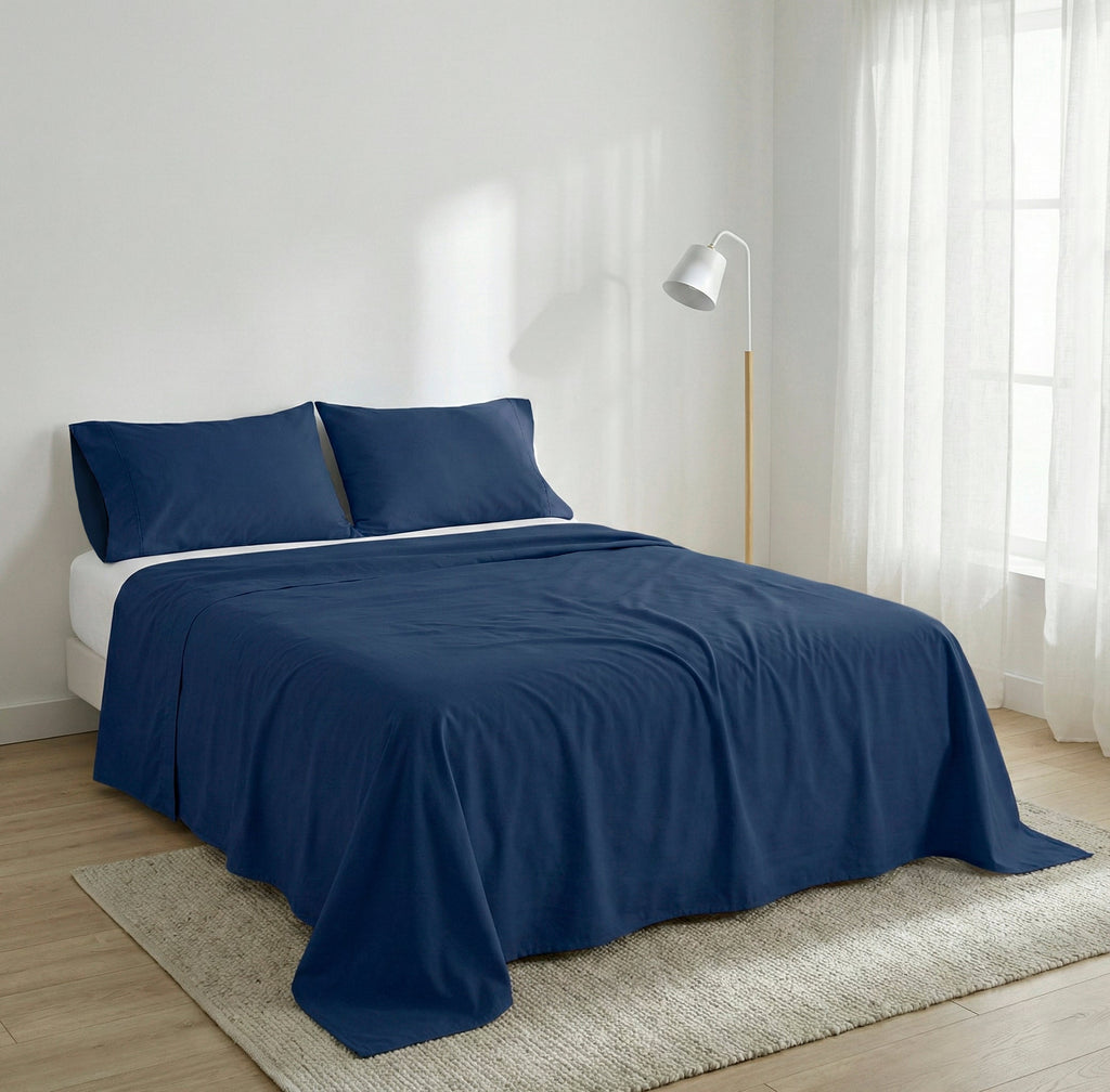 Basic Navy Bed Sheet