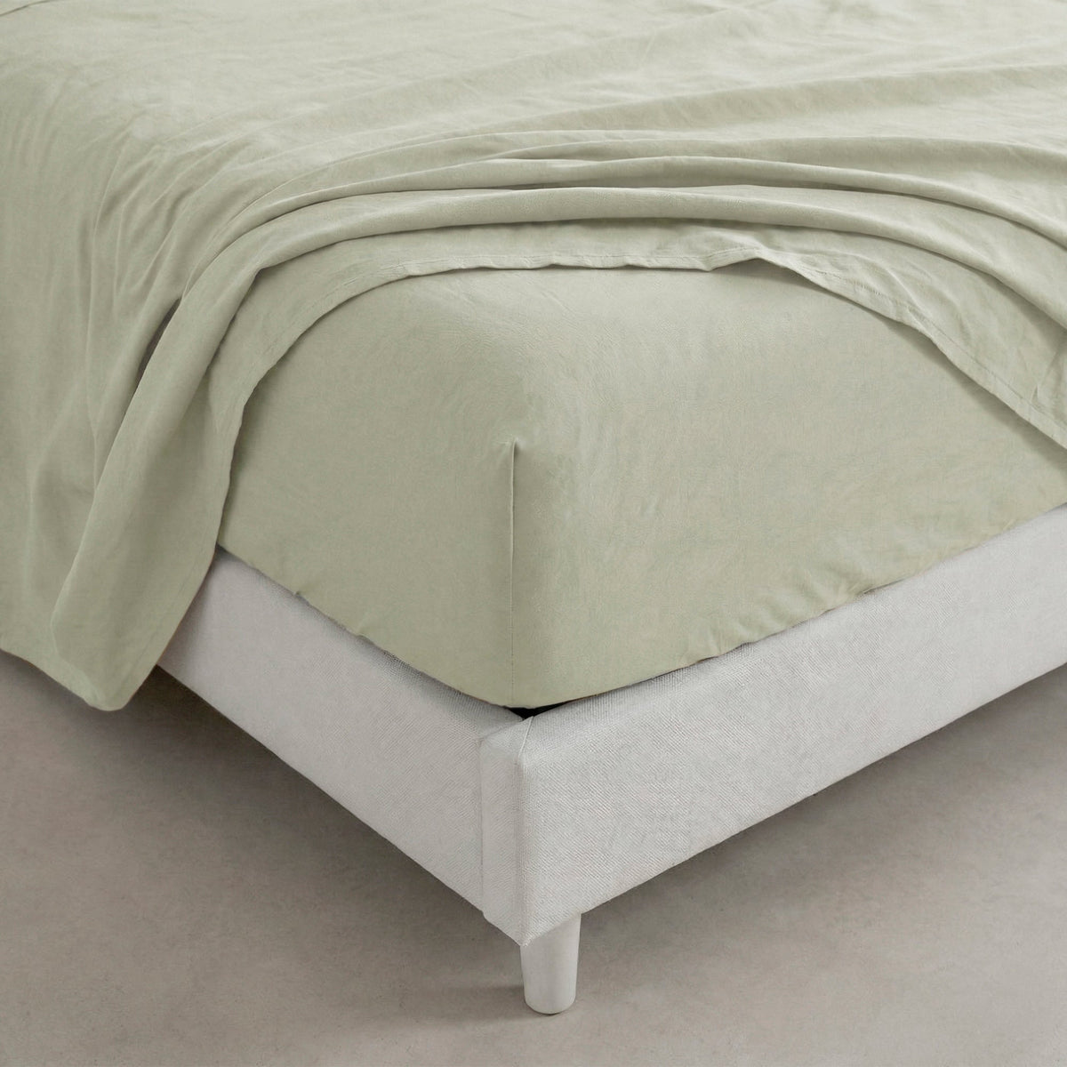 Basic Fitted Sheet - Clay Beige