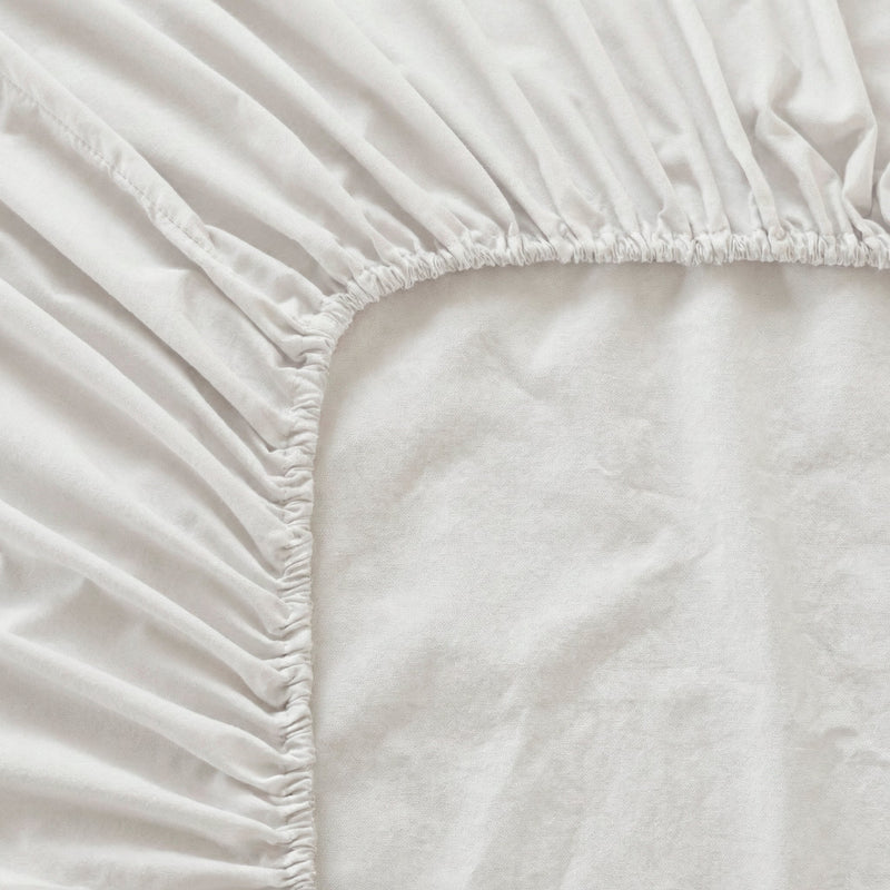 Drap-Housse Basic Percale - Blanc